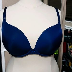 Torrid Blue Plunge Bra 38DDD